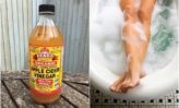 Bains de vinaigre de cidre de pomme